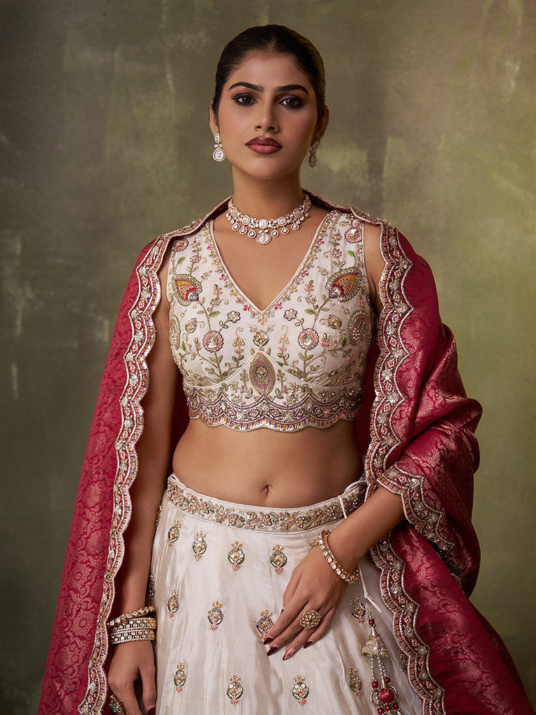 SilkSandhya Lehenga Set Beige