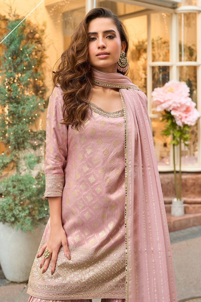PastelLoom Salwar Suits Pink