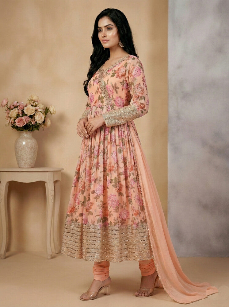 Fusion Glow Salwar Suits Multi