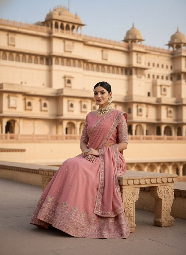 ParamparaStar Lehengas Pink