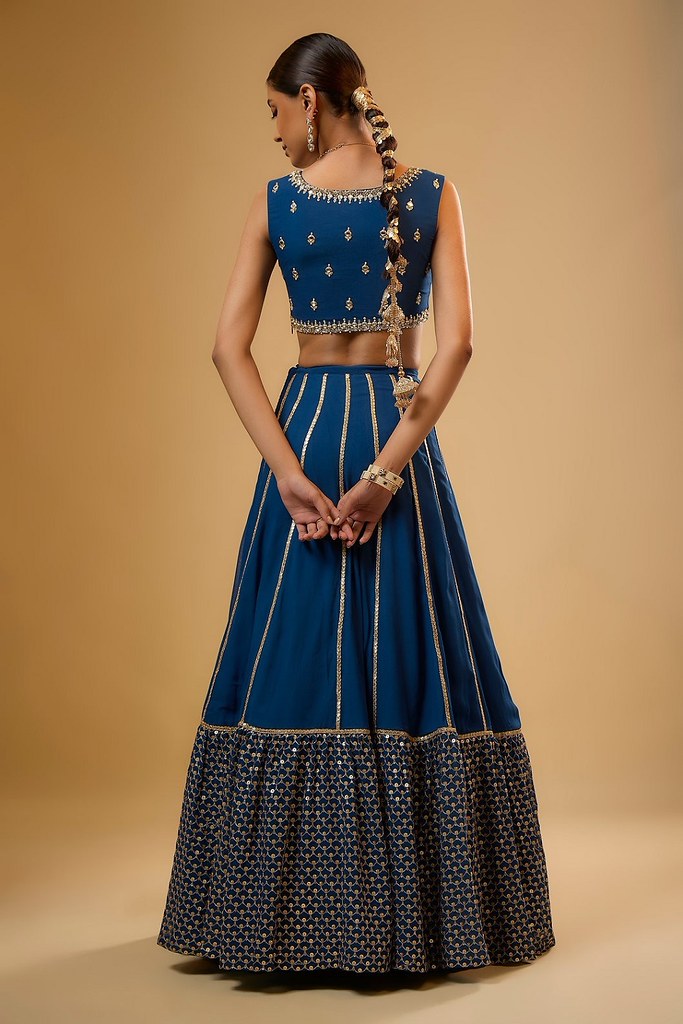RangRoyal Lehengas Blue