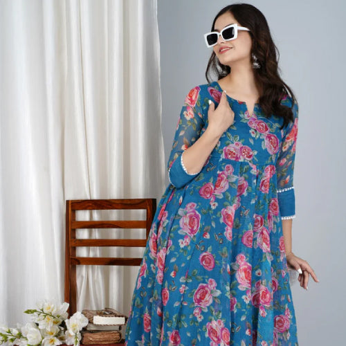 Chiffon Kurtis