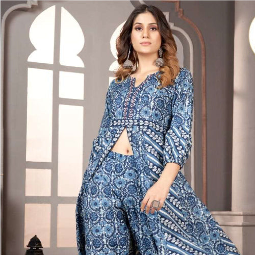 Long Kurtis with Front Cut