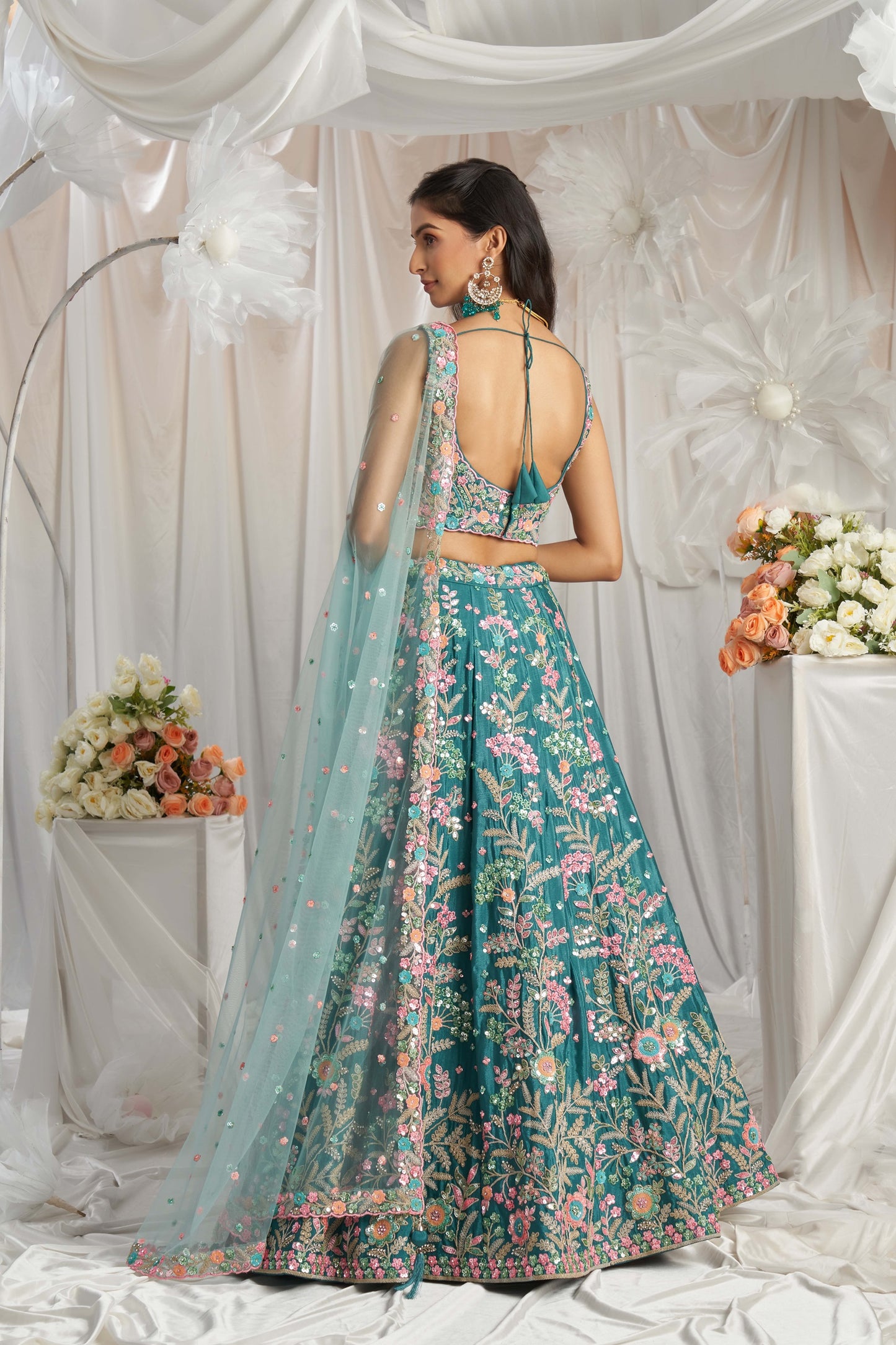 Traditional Wear Women's Heavy Lehenga Choli Collection Teal