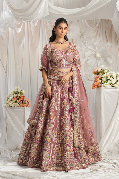 Traditional Wear Women's Heavy Lehenga Choli Collection Lavender