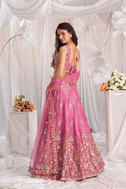 Traditional Wear Women's Heavy Lehenga Choli Collection Pink