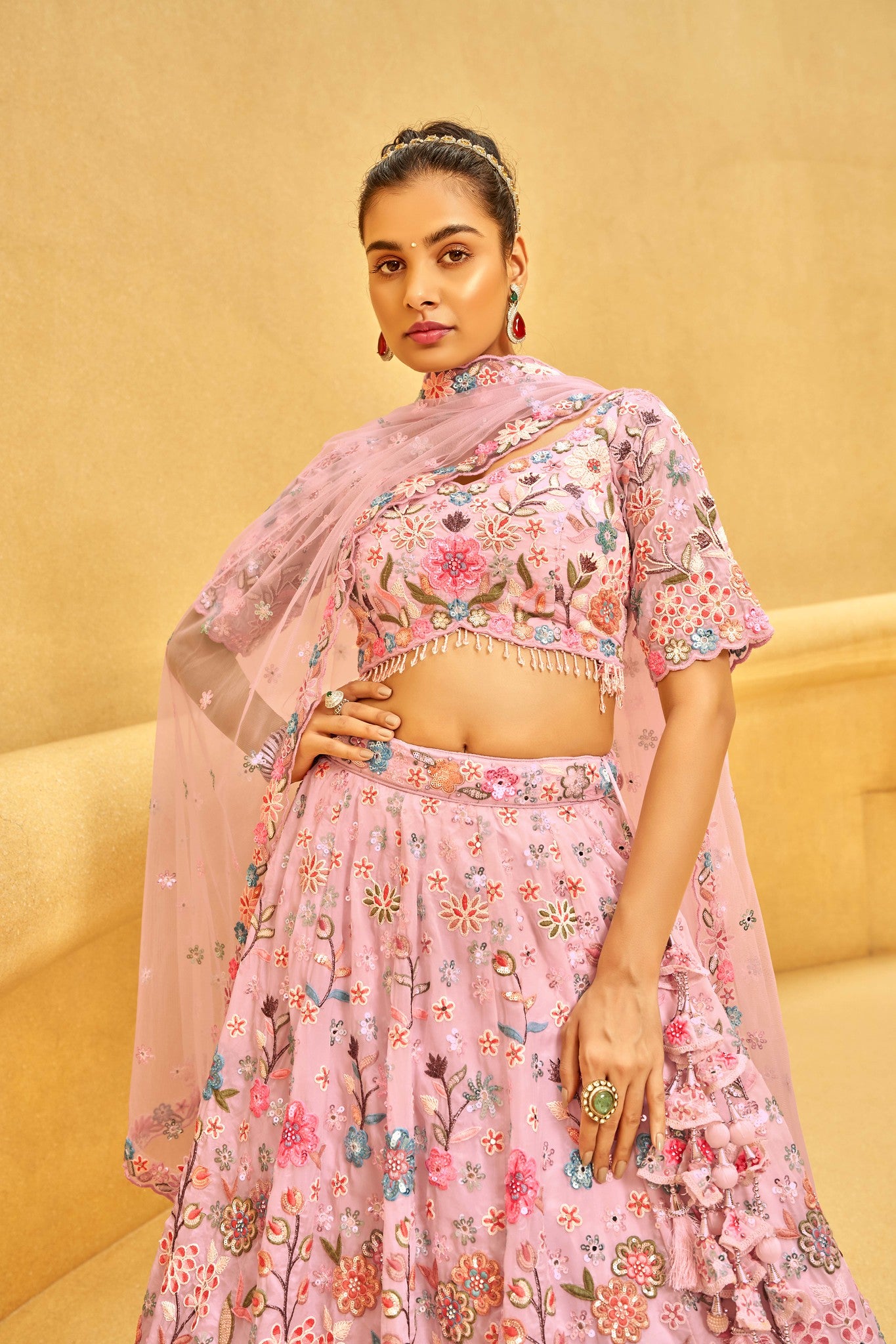 Traditional Wear Women's Heavy Lehenga Choli Collection Pink