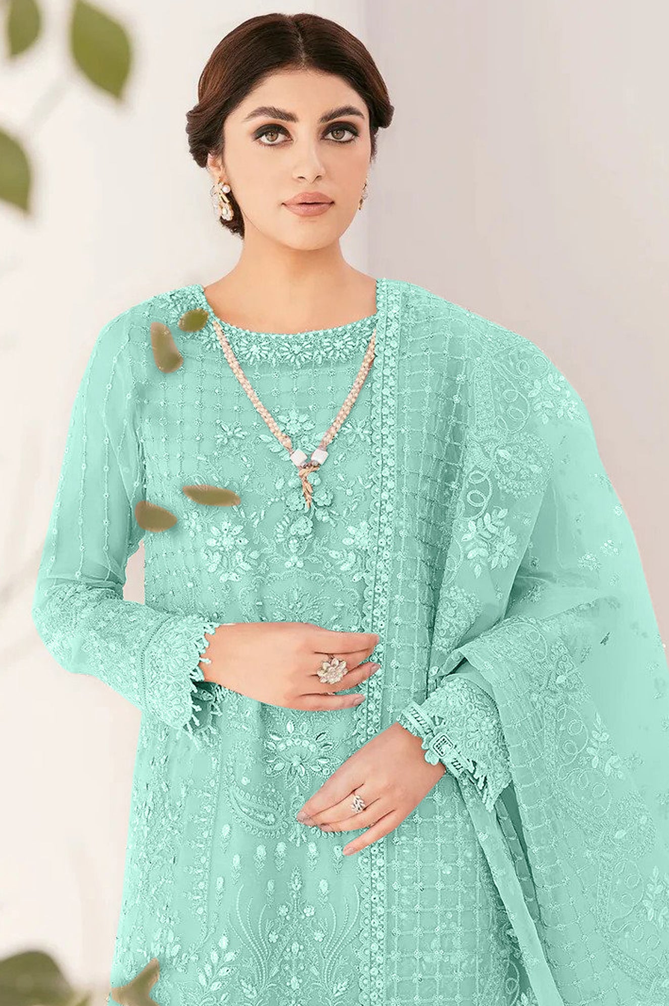 Traditional Designer Pakistani Salwar Suit Collection Mint