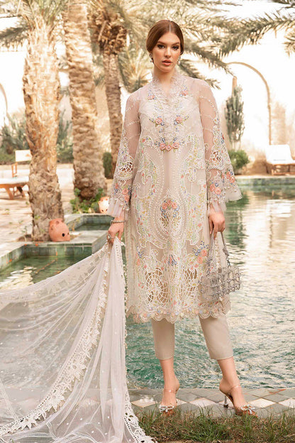 Pearl Shine Cotton Pakistani Suit Off White