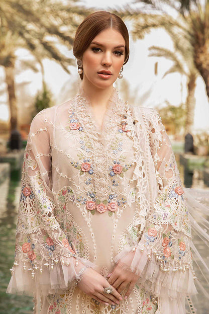 Pearl Shine Cotton Pakistani Suit Off White