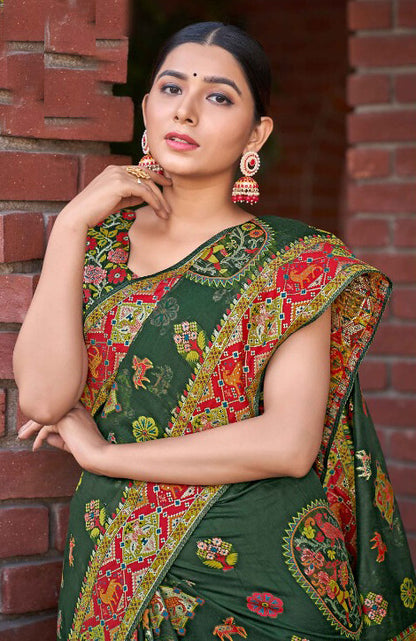 Graceful Cotton Saree Multi