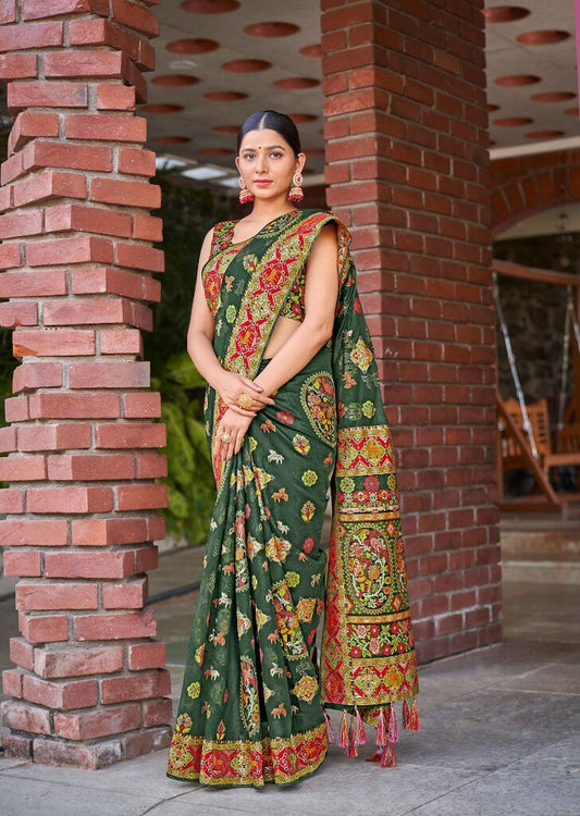 Graceful Cotton Saree Multi