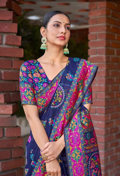 Graceful Cotton Saree Multi