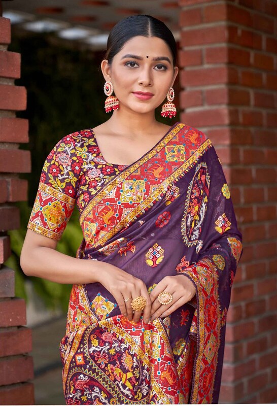 Graceful Cotton Saree Multi