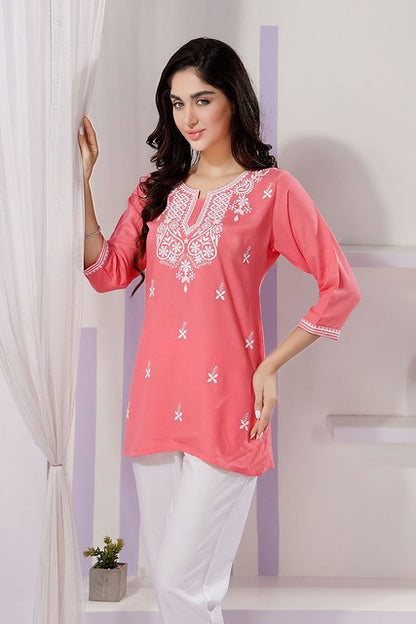 Short & Stylish Kurti Pink