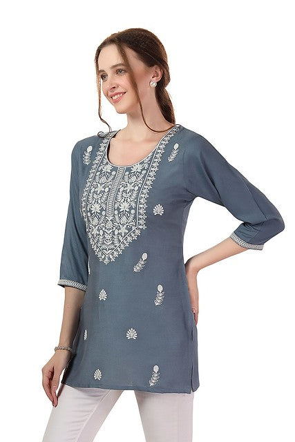 Short & Stylish Kurti Grey