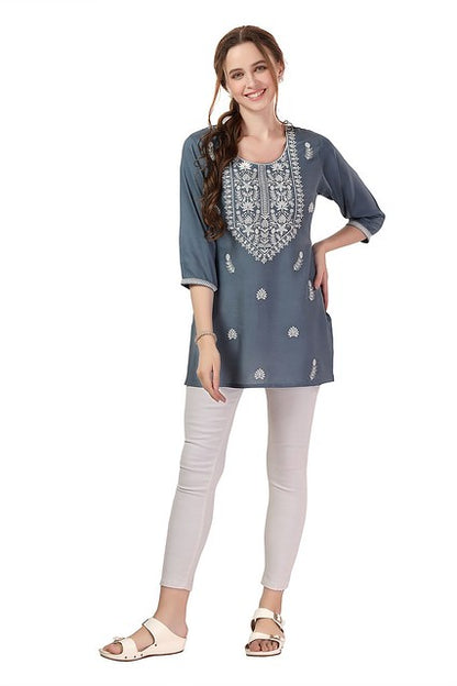 Short & Stylish Kurti Grey