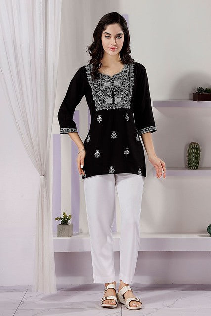 Short & Stylish Kurti Black