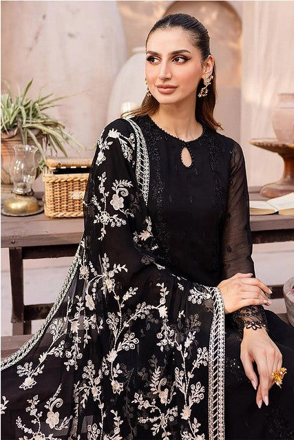 Georgette Glamour Salwar Suit Black