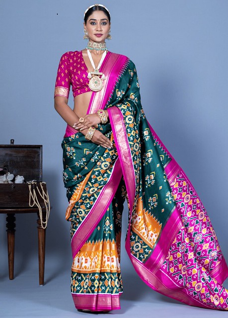 Divine Drape Silk Saree Multi