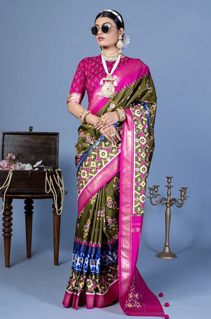 Divine Drape Silk Saree Multi