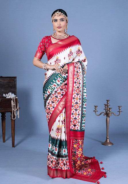 Divine Drape Silk Saree Multi