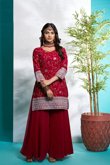 Zohra Ethnics Salwar Suit Maroon