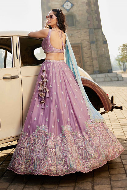 Maharani Rajsi Lehenga Choli Lavender