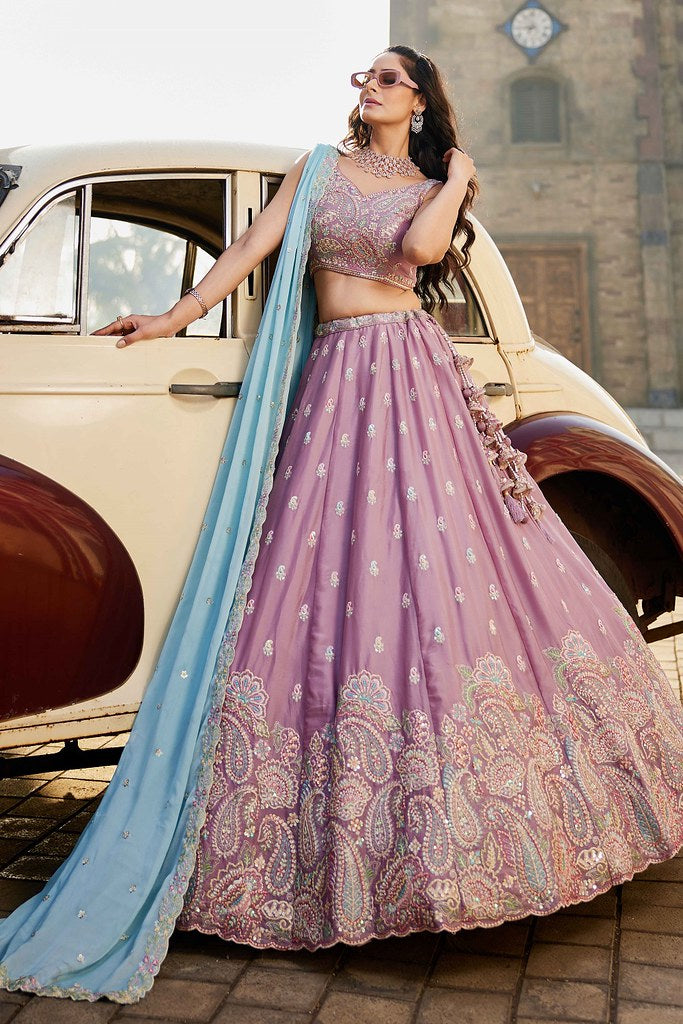 Maharani Rajsi Lehenga Choli Lavender