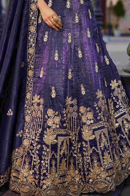 Maharani Rajsi Lehenga Choli Purple