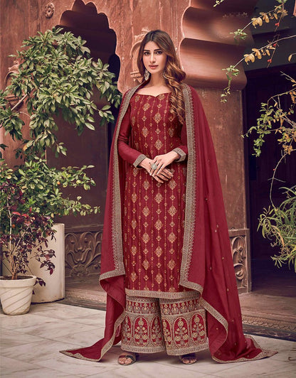 Charm Attire Suits Collection Maroon