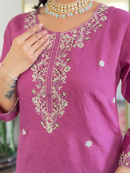 Serene Shades Designer Suits Pink