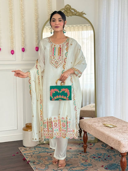 Serene Shades Designer Suits Off White