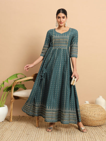 Amaira Vogue Gown Teal
