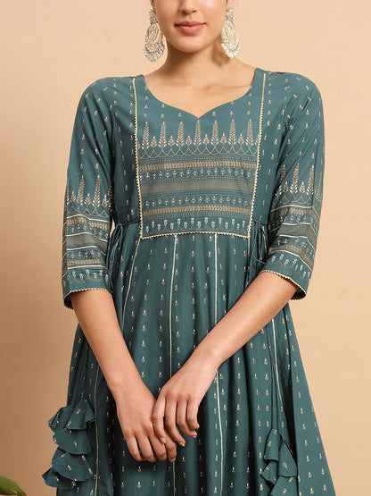 Amaira Vogue Gown Teal