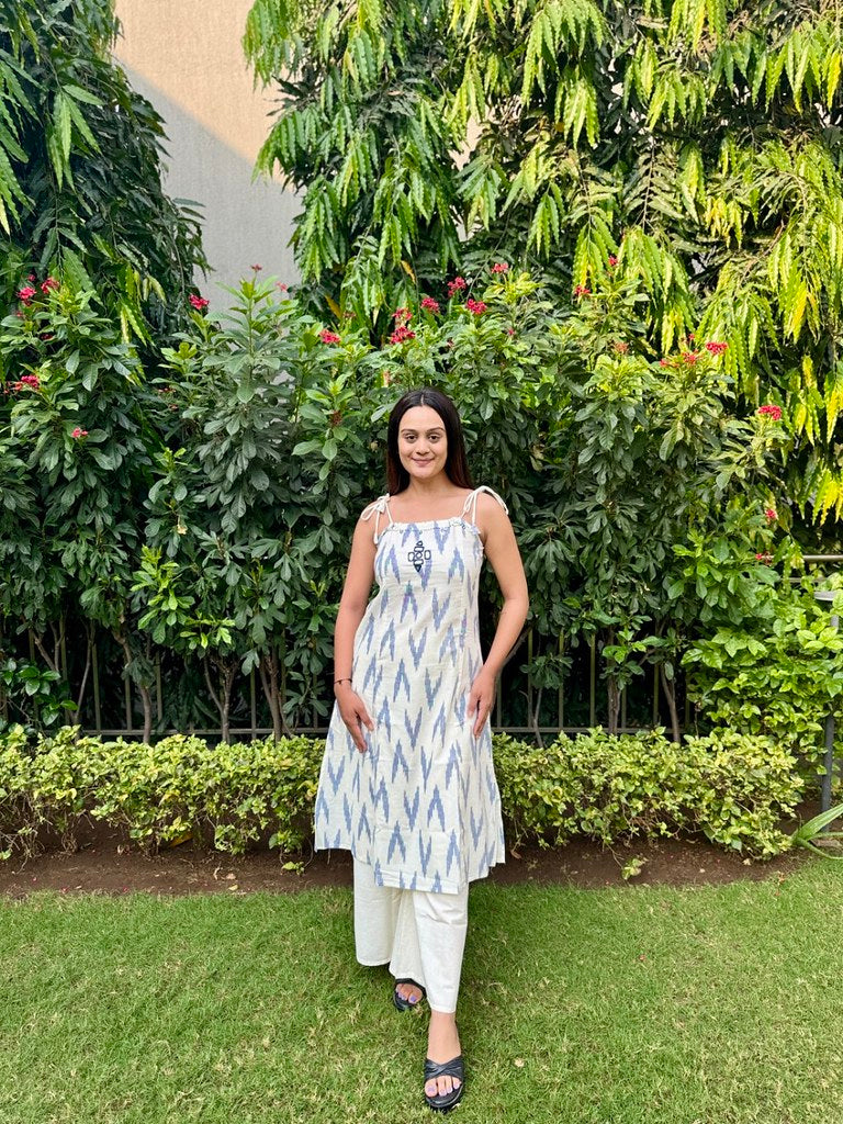 Ivory Breeze Kurta Set White