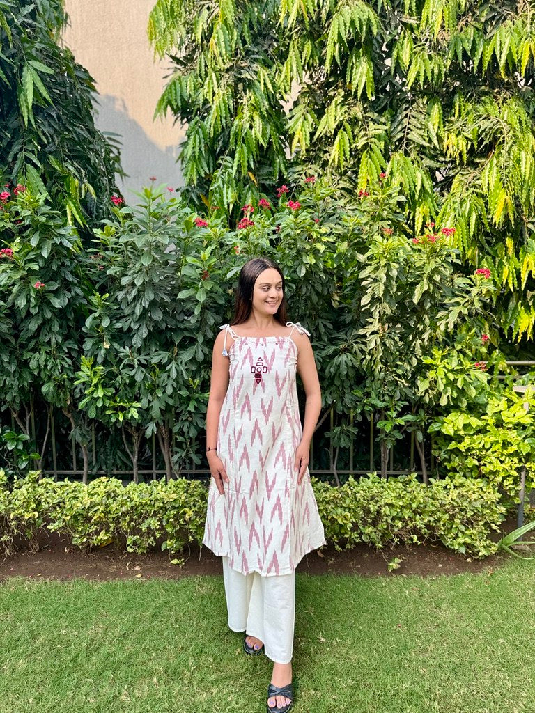 Ivory Breeze Kurta Set White