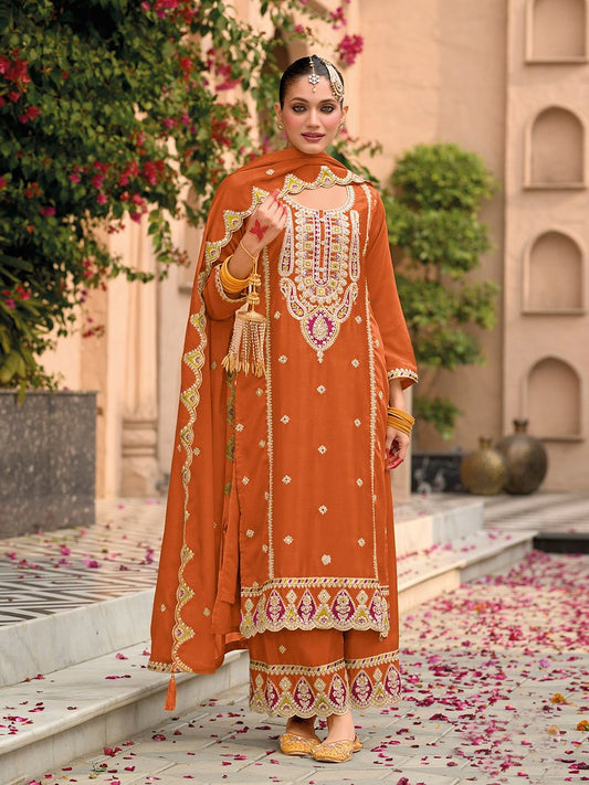 Jashn Royale Suits Collection Orange
