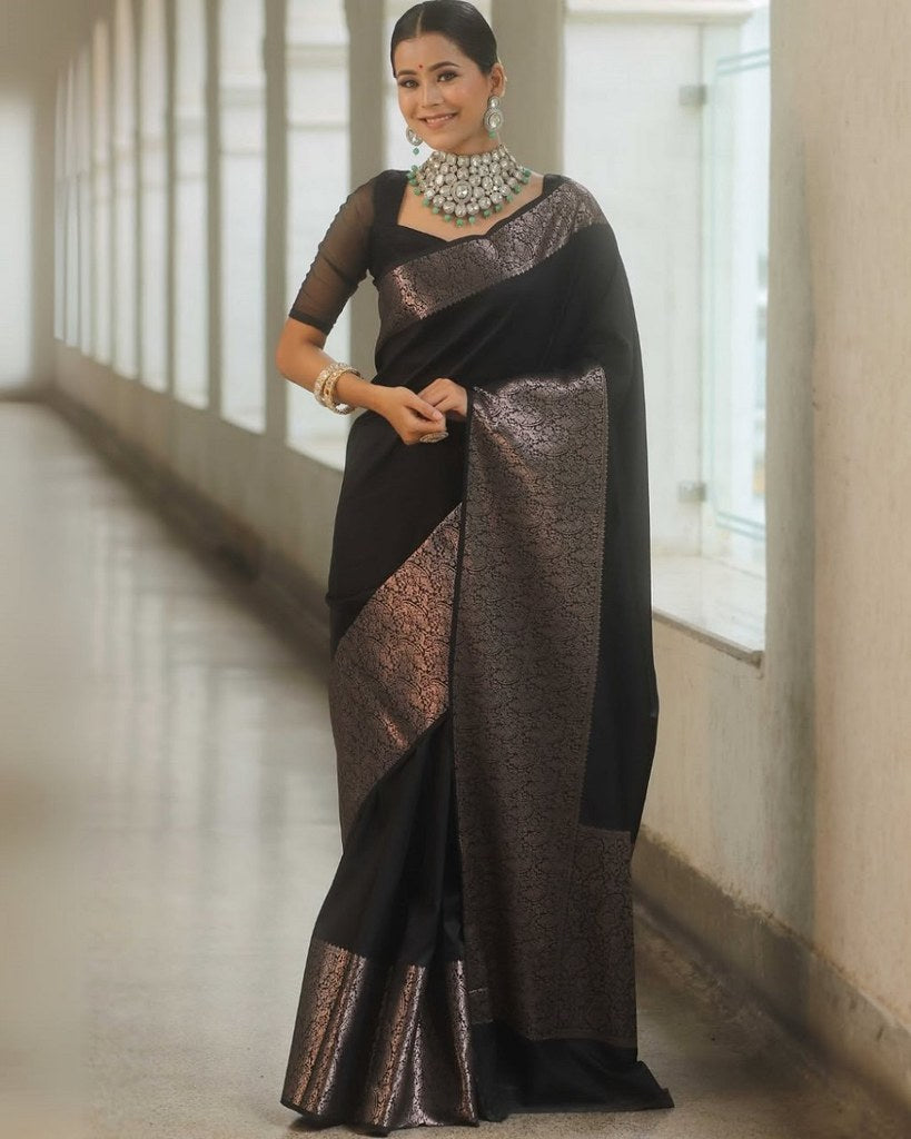 Noor Sagar Saree Collection Black