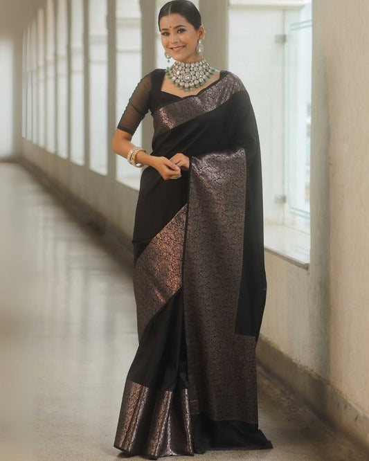 Noor Sagar Saree Collection Black