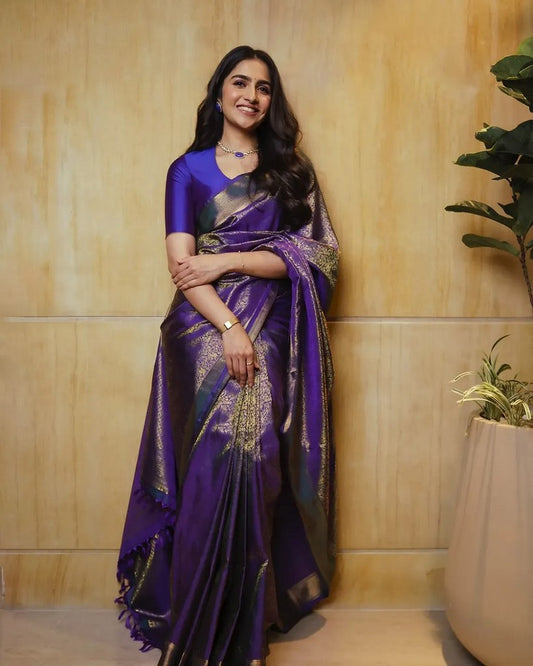 Silken Samriddhi Saree Collection Purple