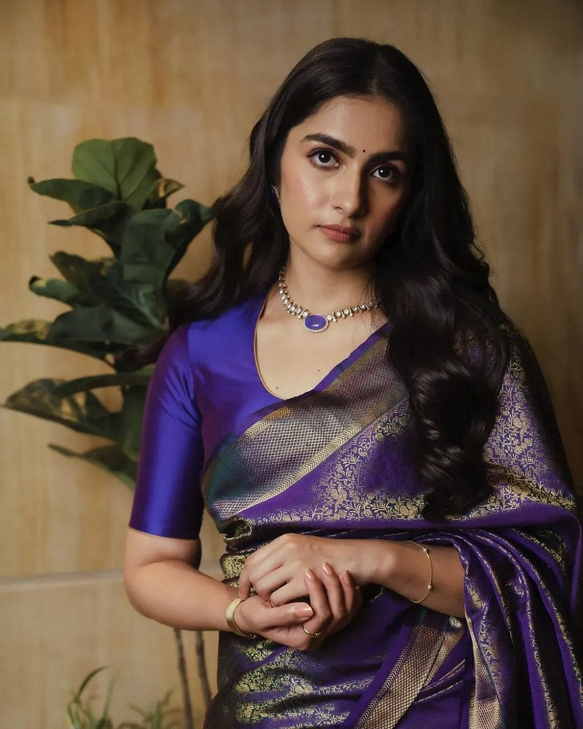 Silken Samriddhi Saree Collection Purple