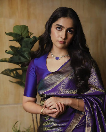 Silken Samriddhi Saree Collection Purple