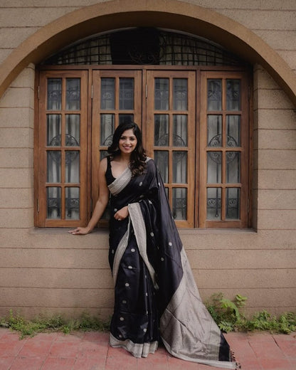 Silken Samriddhi Saree Collection Black