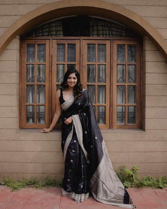 Silken Samriddhi Saree Collection Black