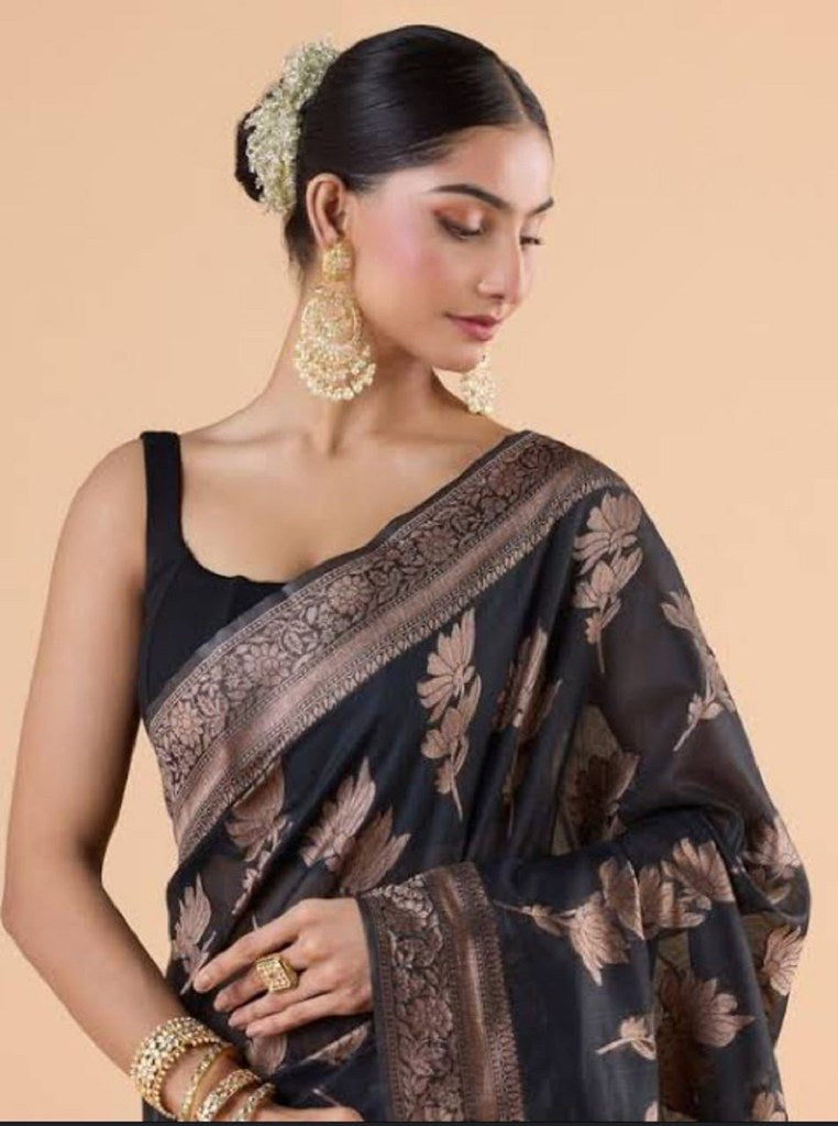 Silken Samriddhi Saree Collection Black