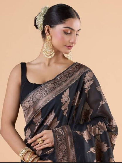 Silken Samriddhi Saree Collection Black
