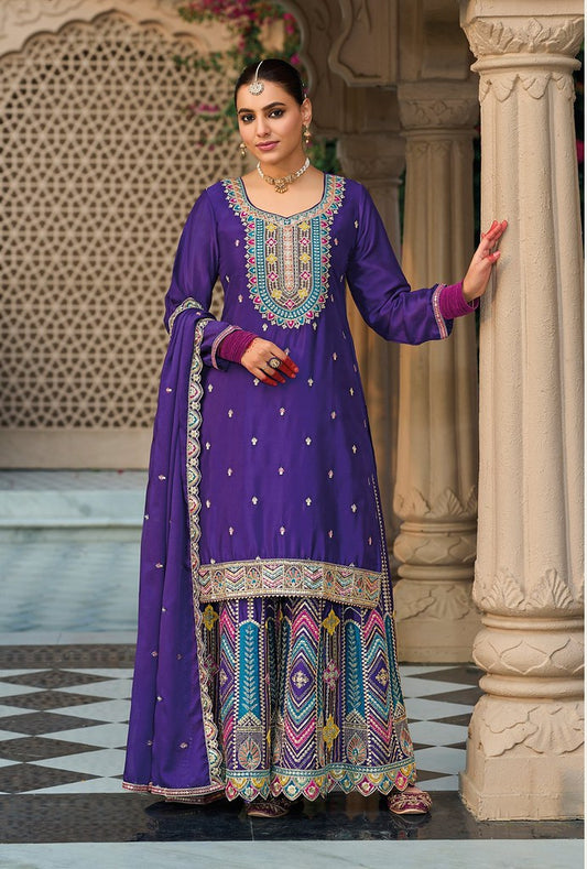 Noor-e-Nazaakat Suits Collection Purple