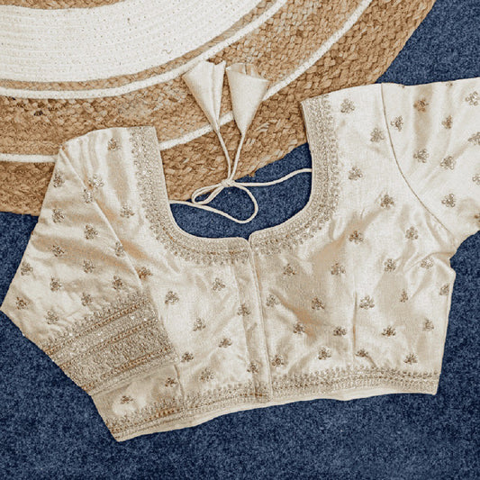 Classic Milan Silk Blouse Chiku