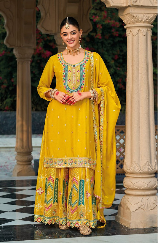 Noor-e-Nazaakat Suits Collection Yellow